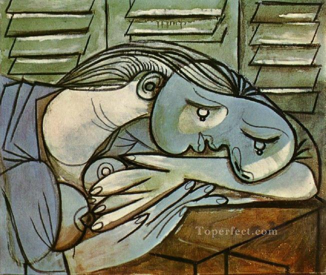 Dormeuse aux persiennes 1 1936 Cubismo Pintura al óleo